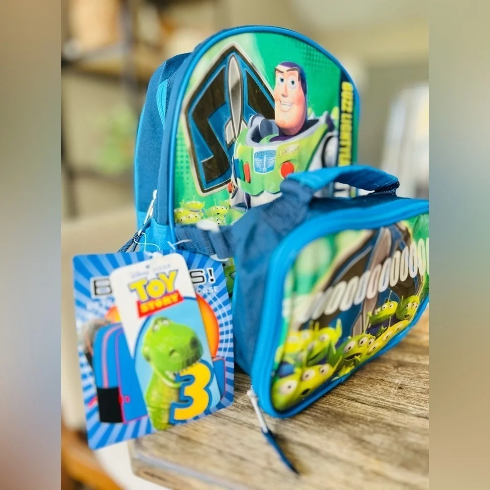 Toy Story Detachable Lunch Bag Utility Case Toy Story Buzz Aliens OOO NWT